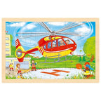 Jigsaw Puzzle - Helicopter/Fire Engine