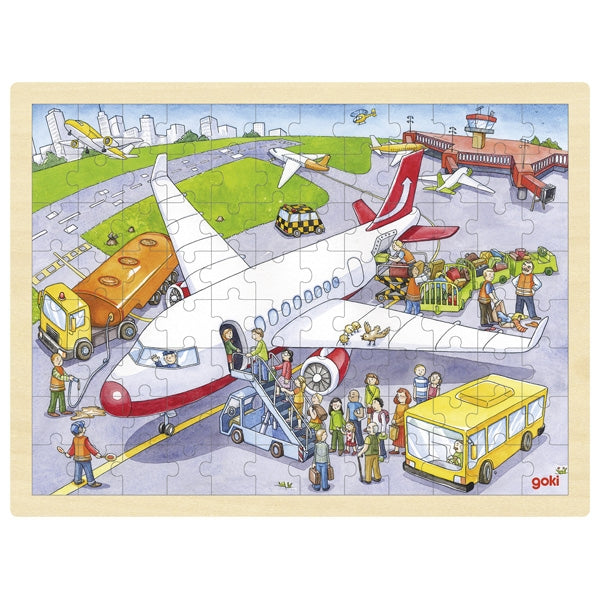 Puzzle - at the Airport (96 Pieces)