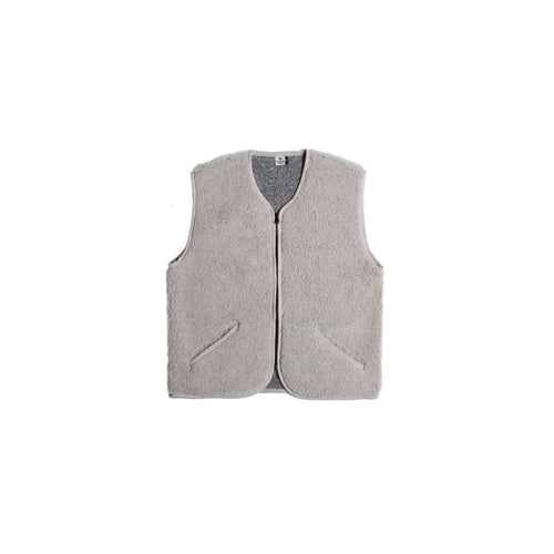 Gray vest on a white background