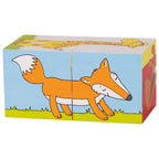 Cube Puzzle - Animals (2 Pieces)