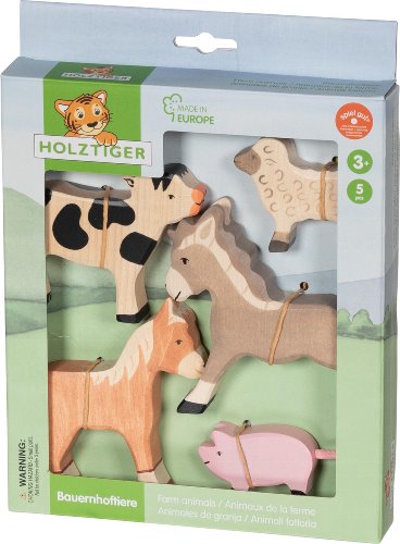Set of 5 Farm Animals