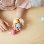 6 Spinning Tops - Pastel