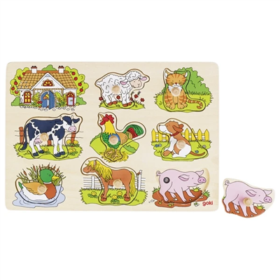 Sound Puzzle - Farm Animal Voices