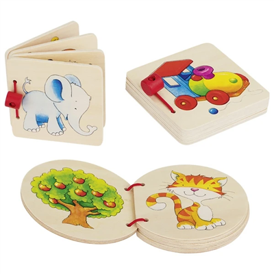 Picture Book - Elephant, House, Locomotive