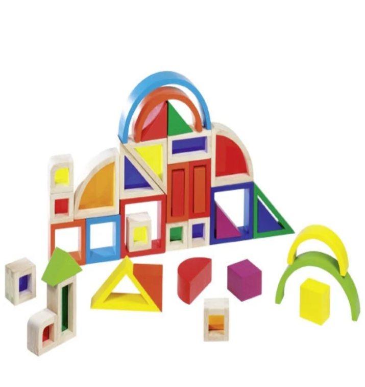Building Blocks - Rainbow with Windows
