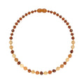 Amber Baby & Toddler Necklace - Cognac • Quartz • Aventurine