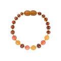 Amber Baby & Toddler Bracelet - Cognac • Aventurine • Coral