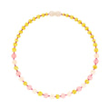 Amber Baby & Toddler Necklace - Lemon • Rose Quartz • Pink Jade