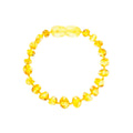 Amber Baby & Toddler Bracelet - Baroque Lemon
