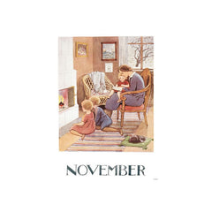 Elsa Beskow November - Postcard