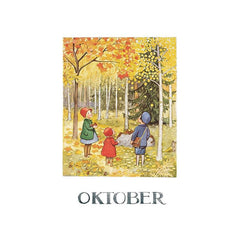 Elsa Beskow October - Postcard