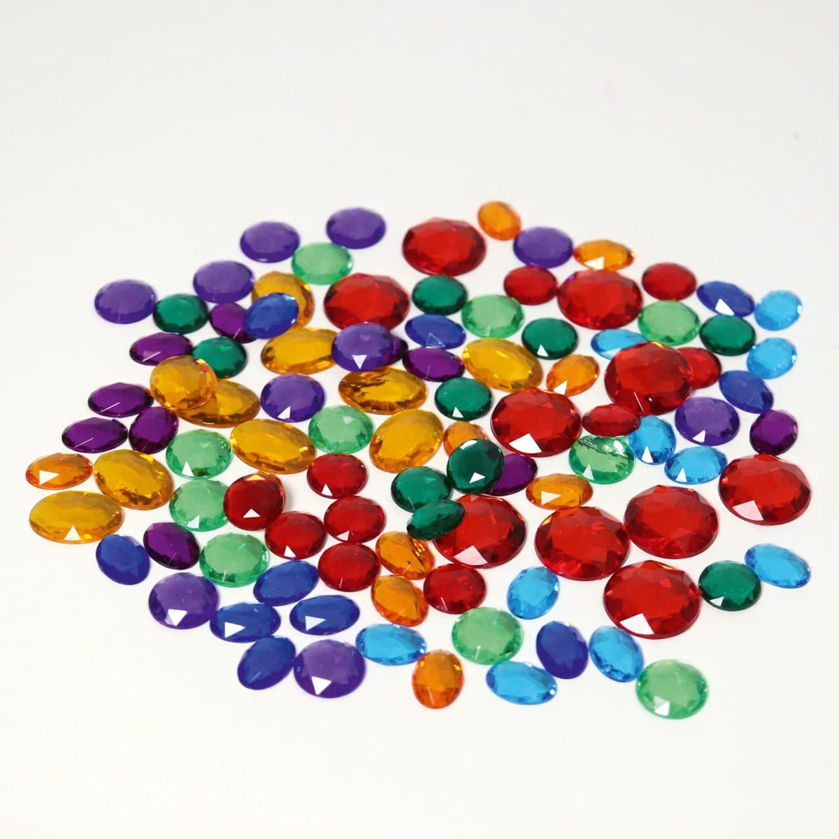 Acrylic Glitter Stones - 100 Small Stones