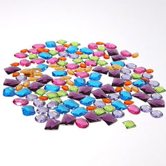 Acrylic Glitter Stones - 140 Giant Stones