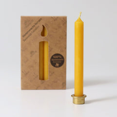 Amber 100% Beeswax Candles - 12 Candles