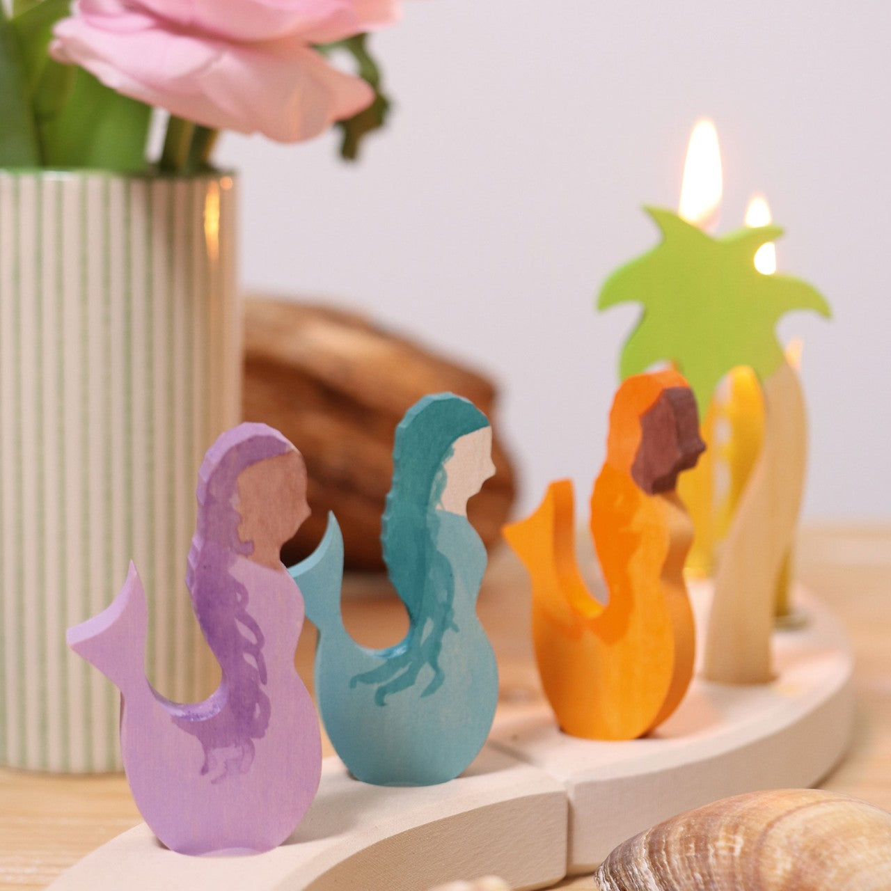 Decorative Figure Mermaid Aquamarin