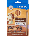 LYRA Farb-Riesen Color Giants skin tones colored pencils packaging on a white background