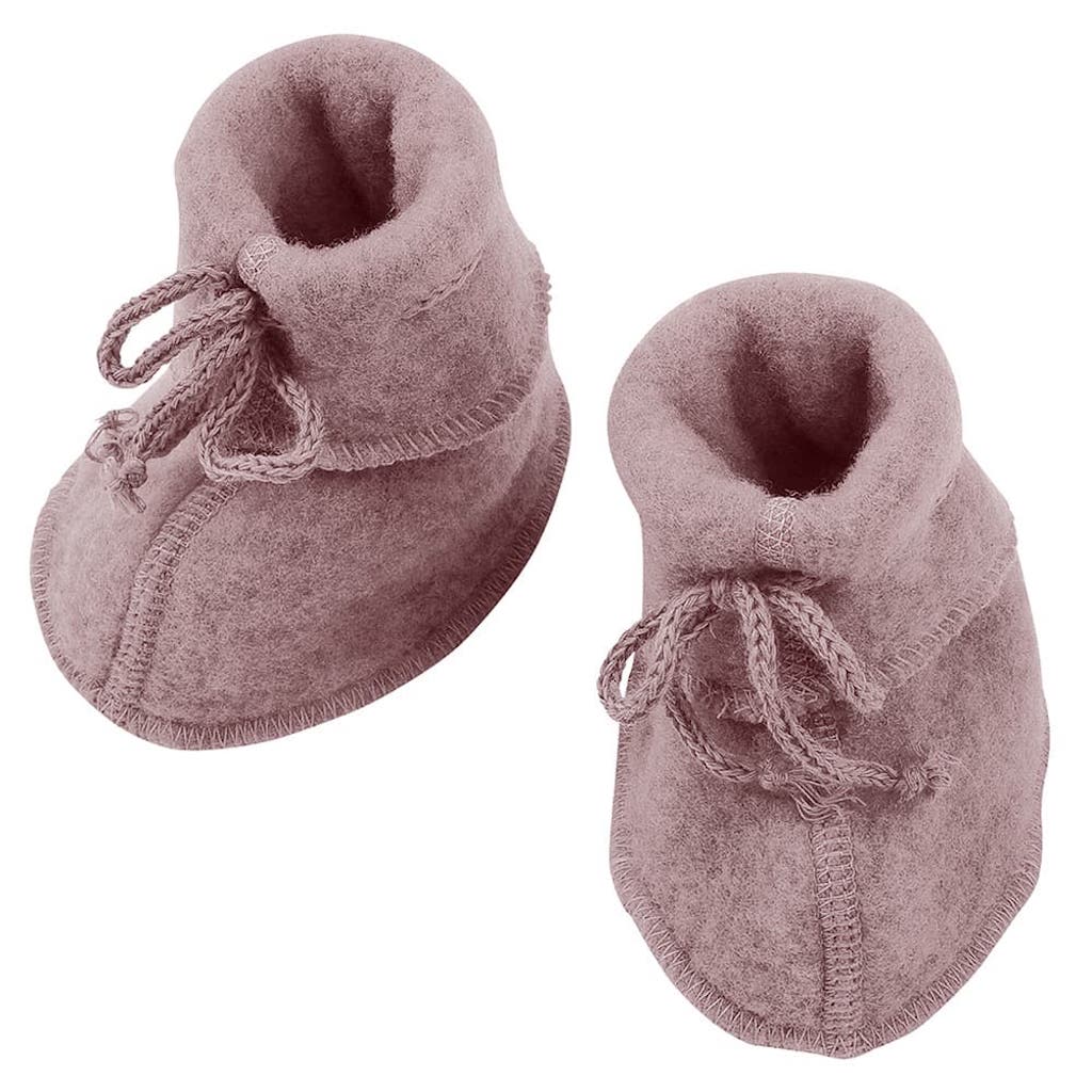 Wool Fleece Booties-Booties-Engel Natur-Woodrose-0-3 Months-Stardust-Store