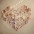 Silicone Plate-Plates-Mushie-810052460512-Cloudy Mauve-Stardust-Store