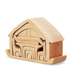 Wooden House - Natural-Building Toys-Glückskäfer-4038162521329-Stardust-Store