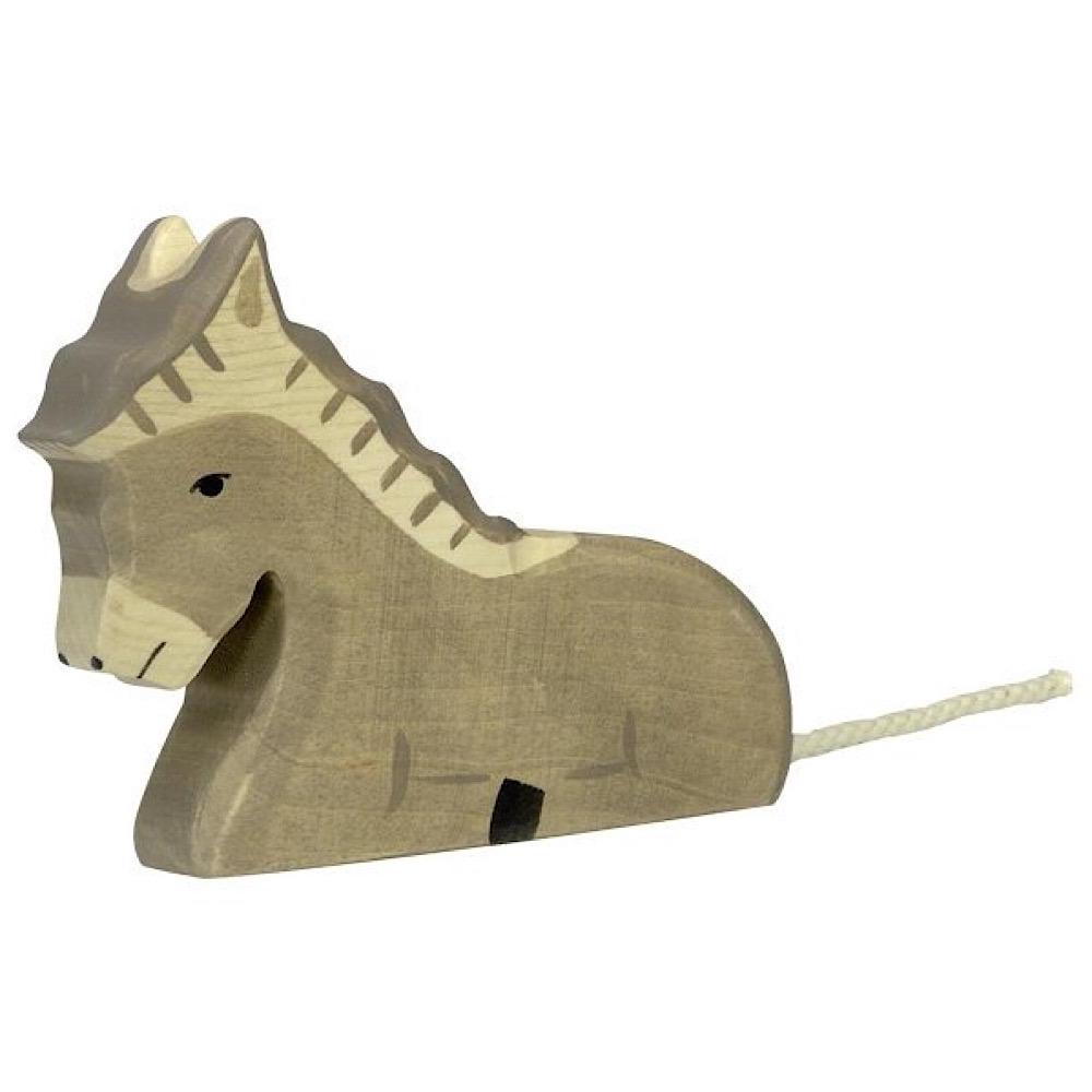 Donkey Lying-Figurines-Holztiger-4013594800488-Stardust-Store